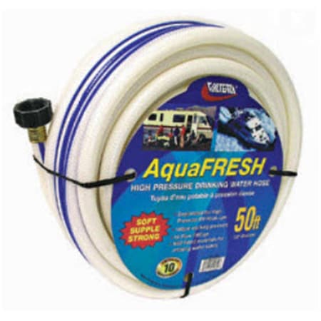 0.5 In. X 50 Ft. Drinking Water Hose, White